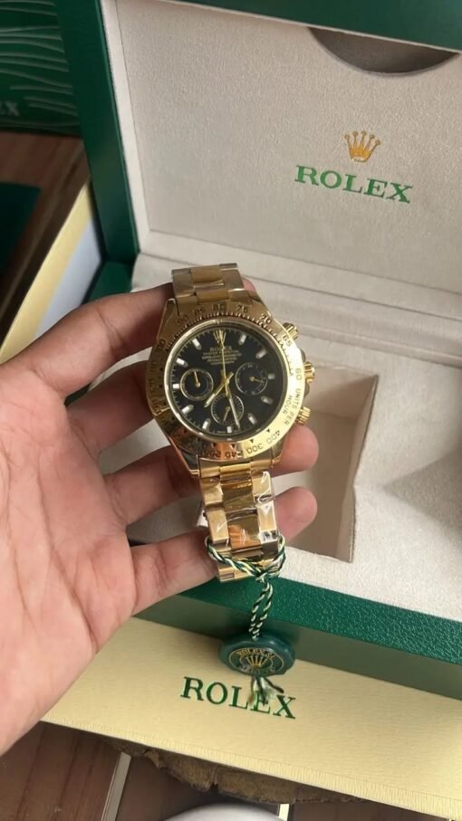 ROLEX DAYTONA GOLD BLACK
