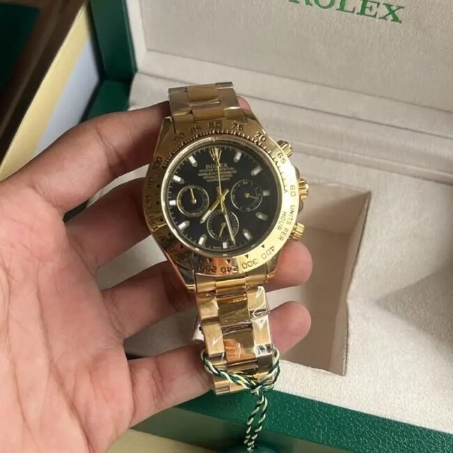 ROLEX DAYTONA GOLD BLACK