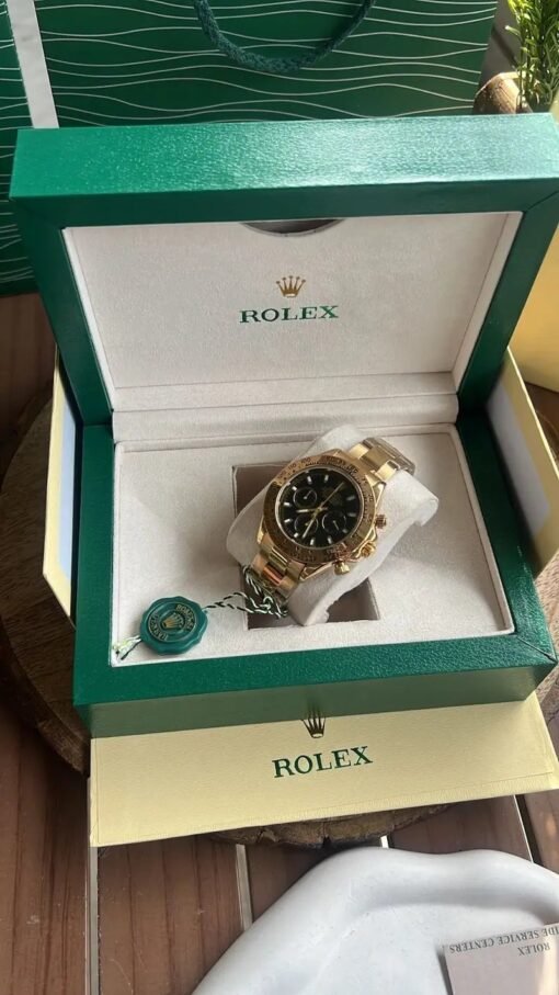 ROLEX DAYTONA GOLD BLACK - Image 2
