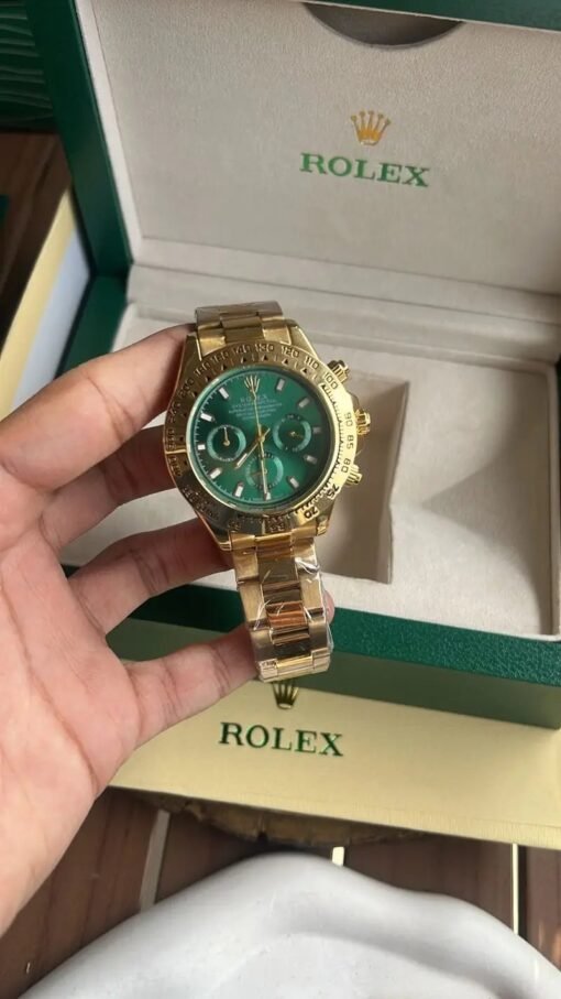 ROLEX DAYTONA GOLD GREEN