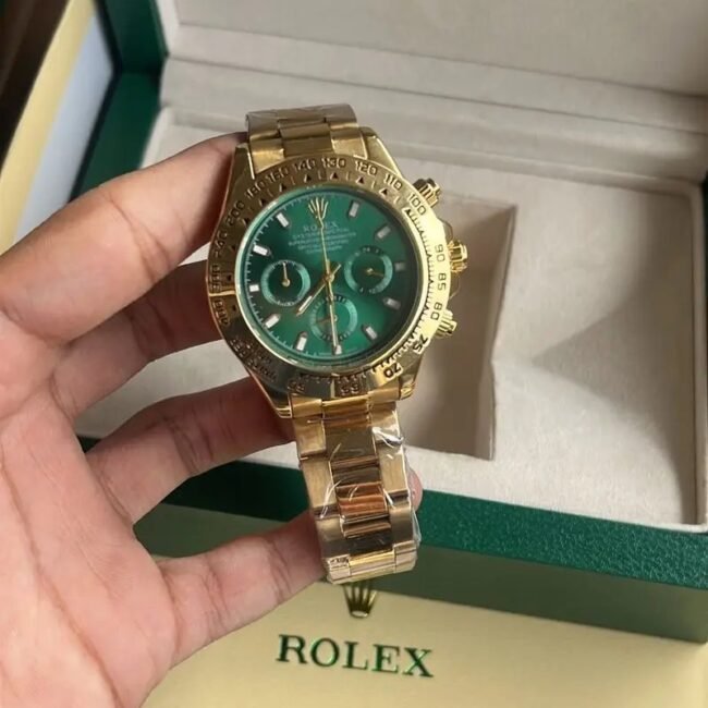 ROLEX DAYTONA GOLD GREEN