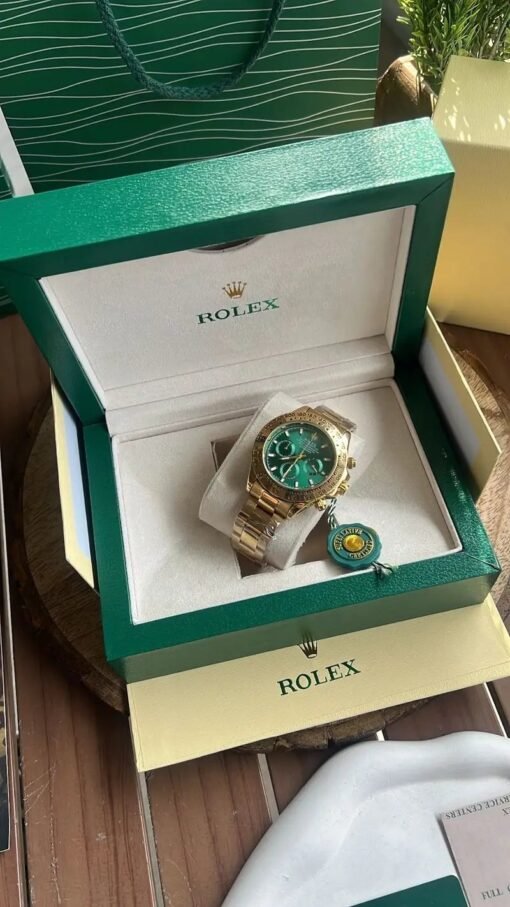 ROLEX DAYTONA GOLD GREEN - Image 2