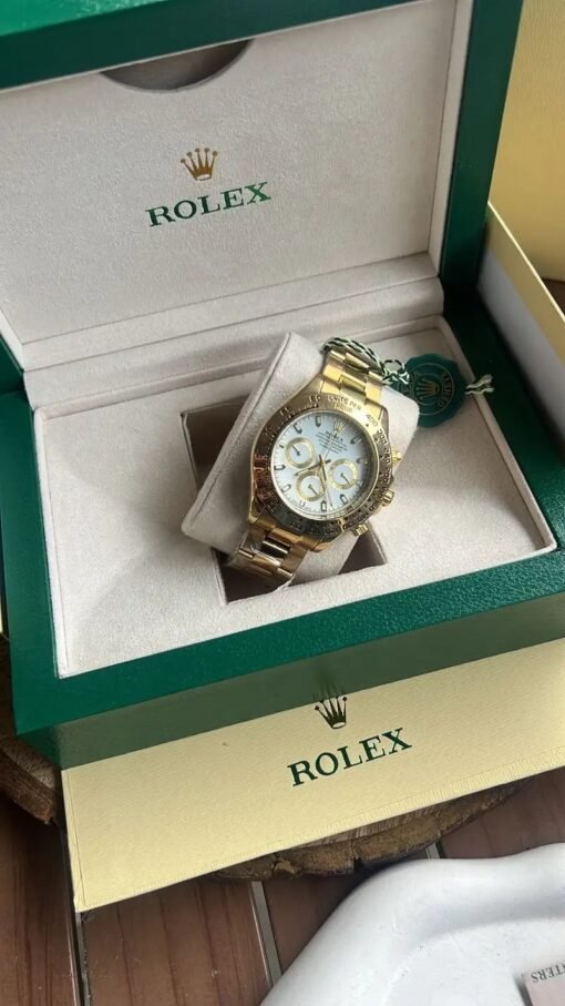 ROLEX DAYTONA GOLD WHITE - Image 2