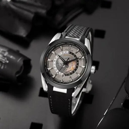 Omega Sea Master Aqua Terra World Map Automatic