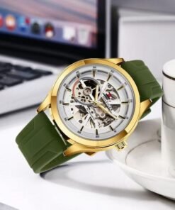 Tommy_Hilfiger Automatic Skeleton Silicon - J1111