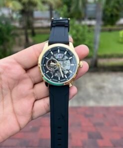 Tommy_Hilfiger Automatic Skeleton Silicon - J1111