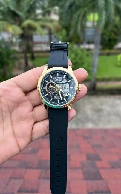 Tommy_Hilfiger Automatic Skeleton Silicon - J1111