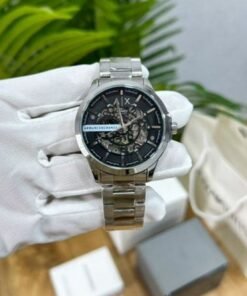 ARMANI EXCHANGE SILVER BLACK OPEN HEART SERIES