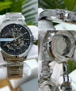 Alternative view of ARMANI EXCHANGE SILVER BLACK OPEN HEART SERIES