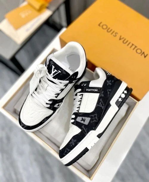 Louis Vuitton LV Trainer White Black