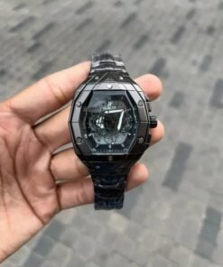 Alternative view of Hublot Big Bang Sang Bleu Chain Black