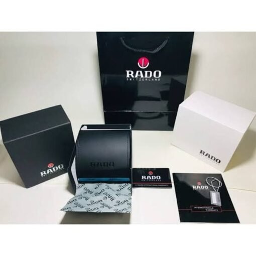 RADO DISTAR SILVER BLACK Metal WATCH - Image 2
