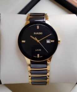Alternative view of Rado Jubile Stainless Steel Gold Black