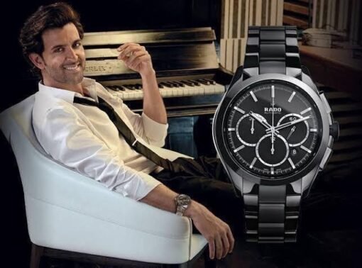 Rado hyperchrome Stainless steel black silver - Image 3