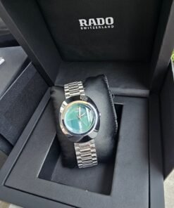 Alternative view of RADO DISTAR SILVER Green Metal WATCH