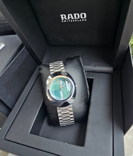 RADO DISTAR SILVER Green Metal WATCH - Image 2