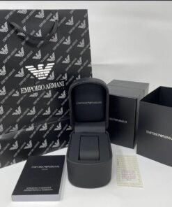 Alternative view of Armani Ceramica Black Silver Metal Watch