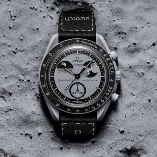 Swatch x Omega Bioceramic Moonswatch Mission to the Super Black Moonphase
